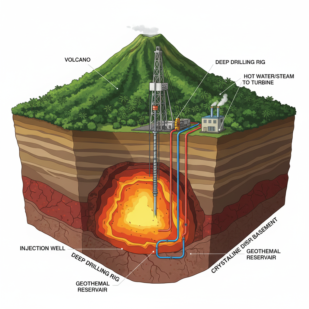 Eksplorasi Energi Geotermal dalam: Terobosan Baru dari Indonesia sebagai Produsen Terbesar Asia.
